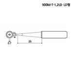 HAKKO Soldering Tips 900M-T-1.2LD, Tip for the 900M/907